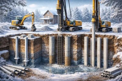 Свайный фундамент: виды, применение и ограничения