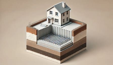 Монолитная плита для дома 10×12 м